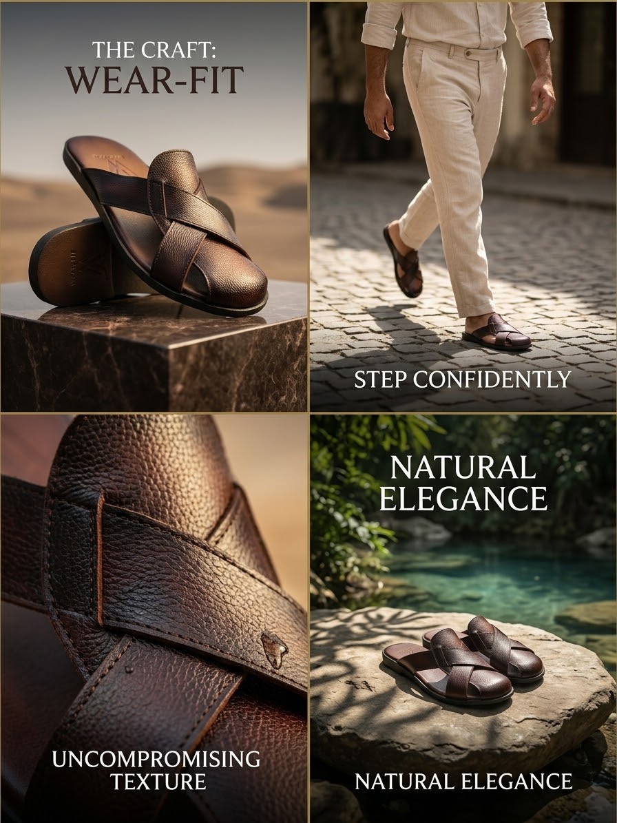 WEARFIT LEATHER SLIPPER 026