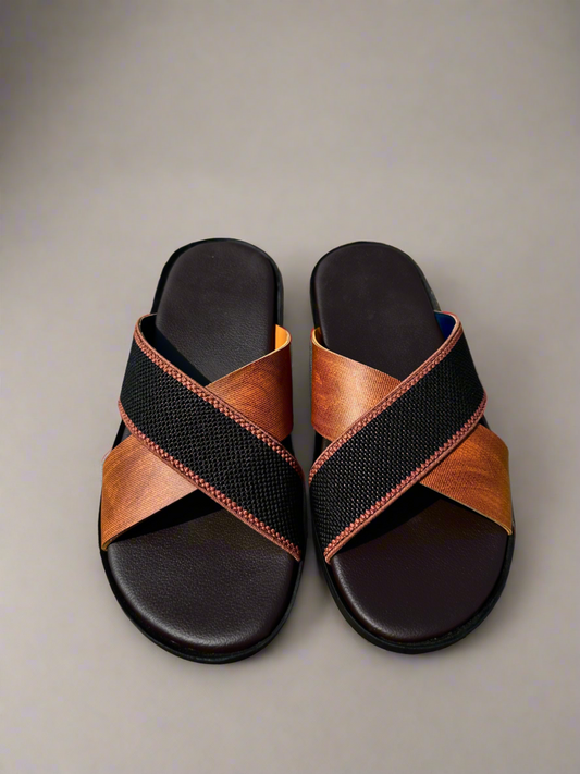 CROSS BELT SLIPPER
