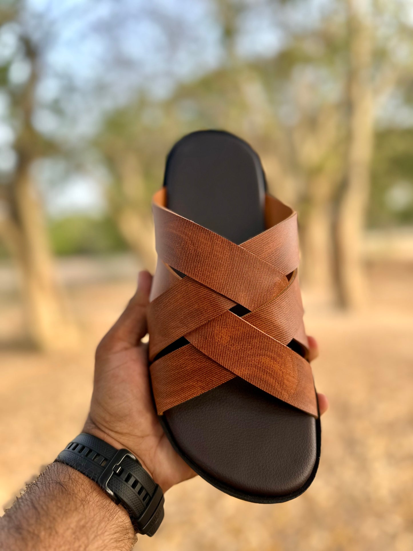 Cross Straps Handmade slipper