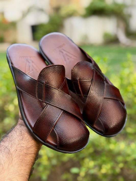 WEARFIT LEATHER SLIPPER 026