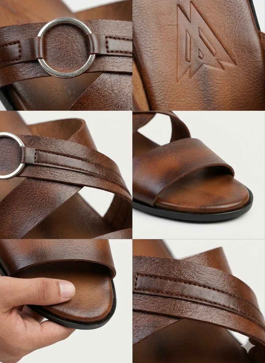 PURE LEATHER HANDMADE RING
