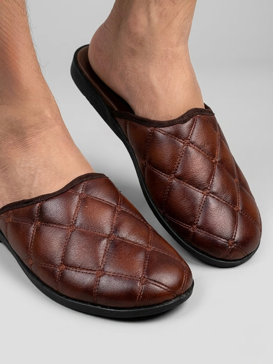 LEATHER INNER FOAM PADDED MULE