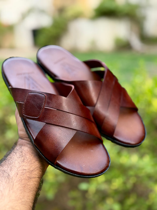WEARFIT LEATHER SLIPPER 027