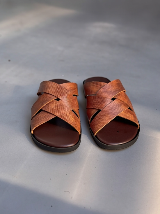 Cross Straps Handmade slipper