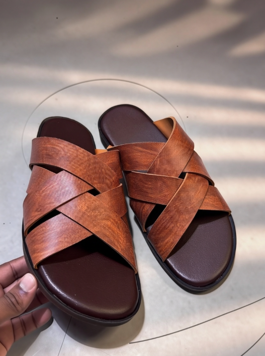 Cross Straps Handmade slipper