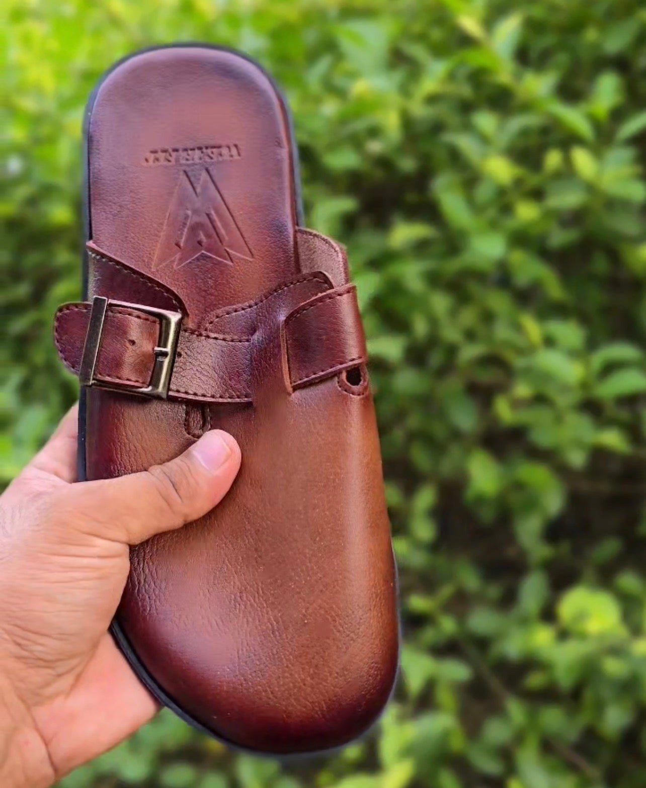 Mules | Premium Grain Leather Slip-On