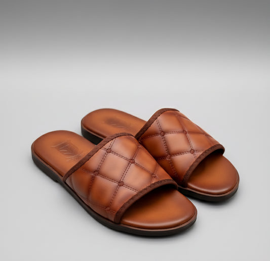 Extreme Comfort Padded Leather Slippers