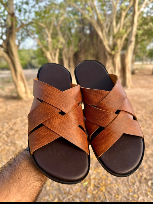 Cross Straps Handmade slipper