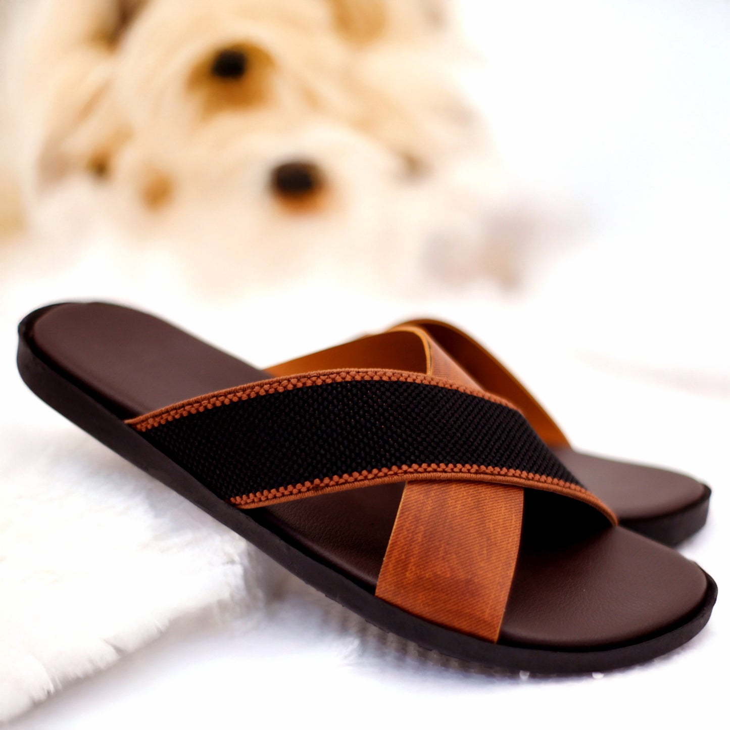 CROSS BELT SLIPPER