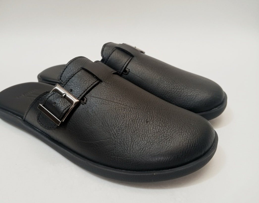 Mules | Premium Grain Leather Slip-On