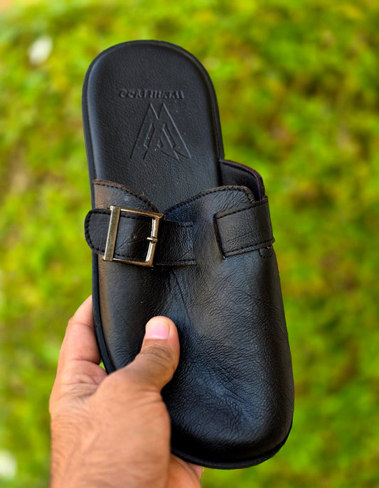 Mules | Premium Grain Leather Slip-On